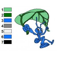 Bugs Life Embroidery Design 2